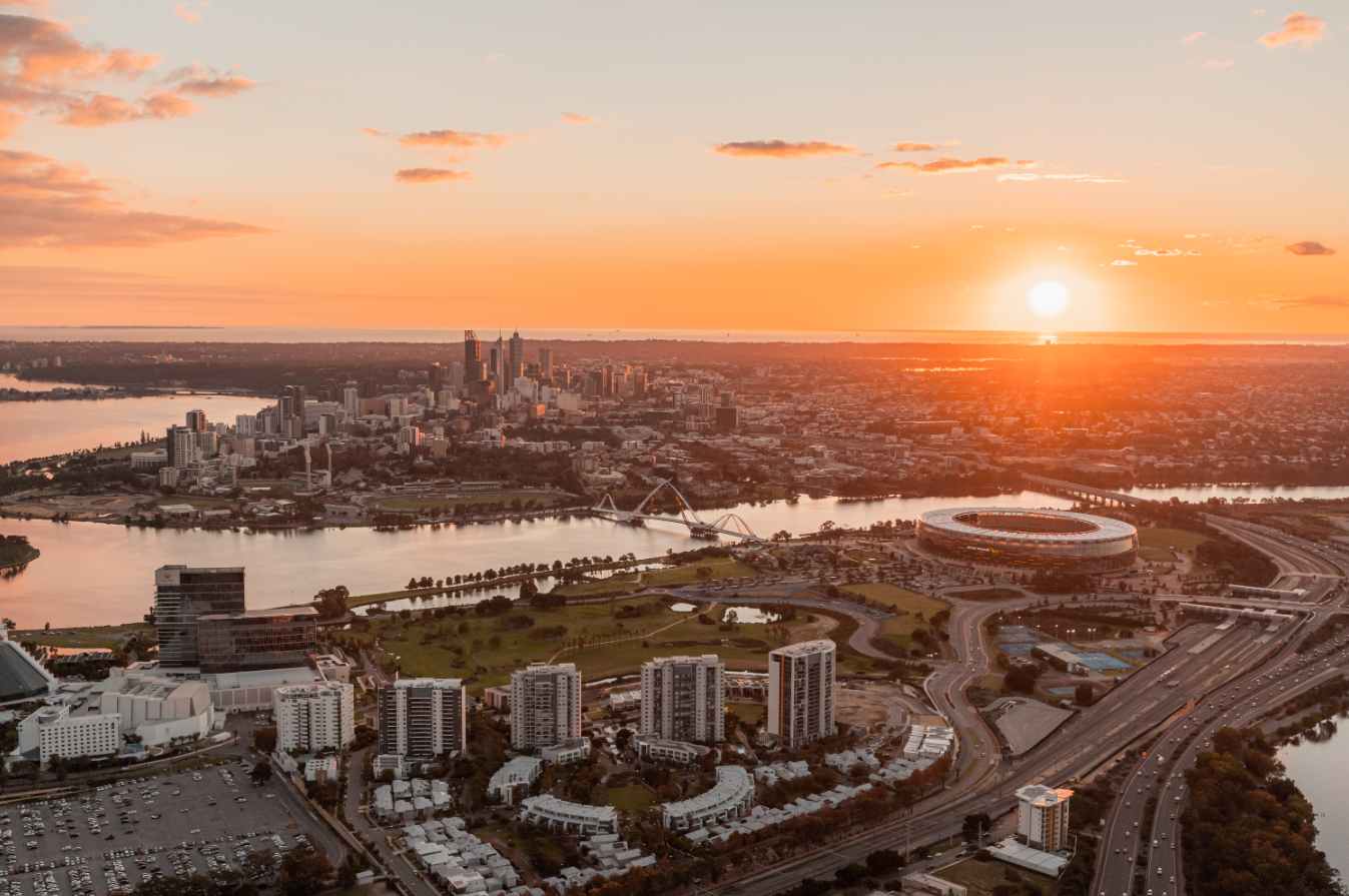 Birdseye view burswood